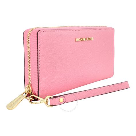 Michael Kors wallets Jet Set Travel Continental Smokey Rose 